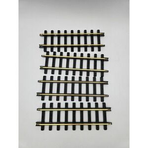 New Bright Holiday Express 3 Straight Tracks 384-387 Series Train Track polished